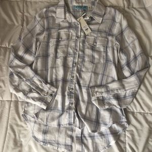 Francesca’s Pearl Button Down